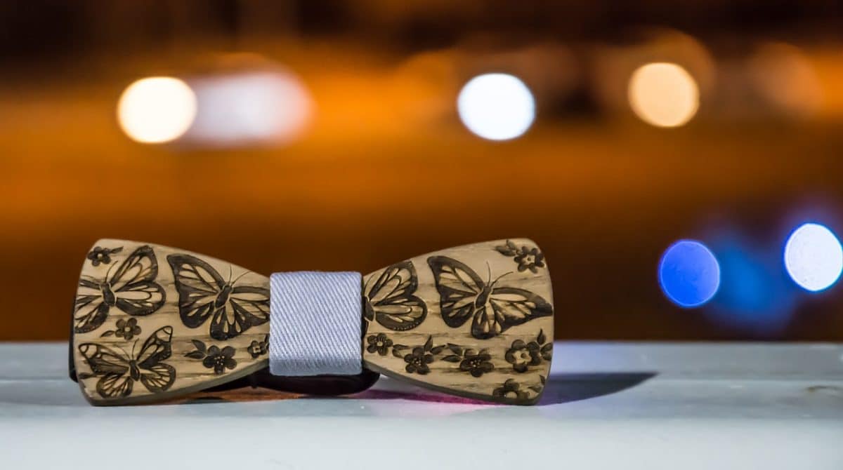 bowtie, wooden bowtie, fashion