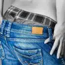jeans, lingerie, blue jeans