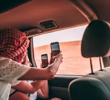 People Taking Photo Of The Desert